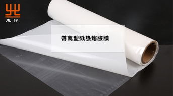 離型紙熱熔膠膜的分類與應用詳解 從功能解析到實踐指南